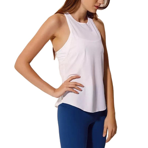 Camiseta sin mangas de punto de la mejor calidad para mujer, camiseta personalizable de moda y asequible de estilo informal, novedad de 2024 - Product Image 6