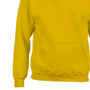 Bright <b>Yellow</b> Pullover <b>Hoodie</b> Unisex Cotton Fleece Hooded Sweatshirt Casual Winter Streetwear Plain <b>Hoodie</b> Wholesale Factory - Product Image 5