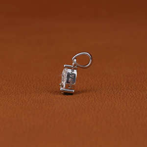 Pendentif femme en or massif 18KT poire Cur diamant cultivé en laboratoire toutes occasions plaqué or massif pendentif minimal bijoux de corps - Product Image 2