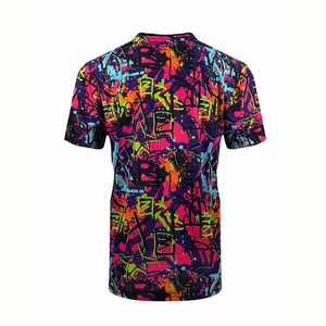 Camiseta Deportiva Sublimada Colorida para Hombre, Personalizada con el Equipo de Fútbol Americano, Manga Corta, Cuello Redondo, Ligera, Transpirable y Antibacteriana - Product Image 6