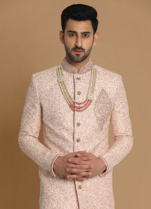 Indian Designer <b>Mens</b> Wedding Wear Designer Sherwani <b>for</b> Traditional Indian Weddings Slim Fit Sherwani <b>for</b> <b>Groom</b> - Product Image 3