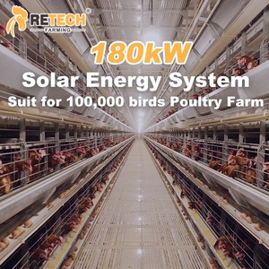 Retech High-efficiency Photovoltaic Power Generation Systems 80kW 100kW Off-grid And Hybrid Solar Solutions For Chicken Farm