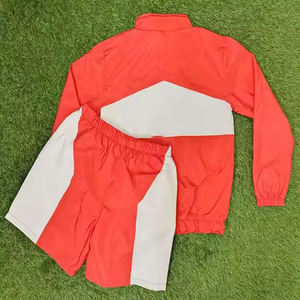 2026 En gros, ensembles de survêtements zippés vierges personnalisables pour hommes, ensembles coupe-vent en nylon pour hommes, service OEM de fabricant de survêtements - Product Image 5