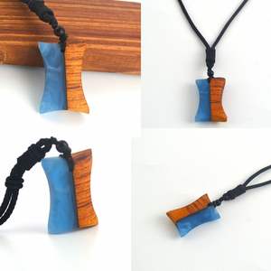 Nouveau collier en résine de conception de style collier fait à la main multicolore meilleur cadeau pour l'anniversaire de votre amour - Product Image 6