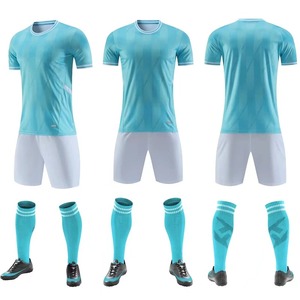 เสื้อเจอร์ซีย์ฟุตบอล2024ใหม่ชุดเสื้อวอร์มสำหรับเด็กชุดเสื้อฟุตบอลของเด็กผู้ชายชุดกีฬาแบบไม่มีลาย - Product Image 5