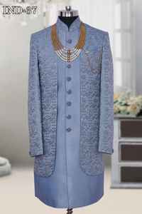 Sherwani-traje occidental para hombre, traje de boda, en línea, 2022 - Product Image 3