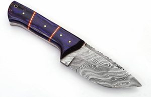 Nouvel arrivage de couteaux de chasse en acier au carbone à lame fixe pour camping et survie, ensembles de couteaux en acier damas pour la randonnée multi-usages - Product Image 3