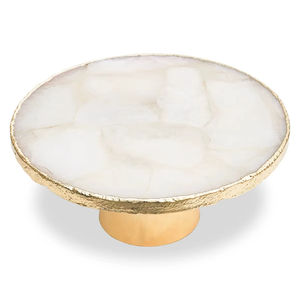 Soporte de madera y resina para pasteles, elegante soporte decorativo para postres para bodas, fiestas de cumpleaños y uso moderno en la cocina del hogar de la India - Product Image 1