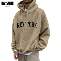 Sudadera con capucha polar GSM 400 de alta calidad para hombre con bordado de logotipo personalizado