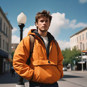 Venta al por mayor impermeable lluvia chaqueta hombres senderismo cortavientos cremallera con capucha manga larga prendas de vestir exteriores chaqueta cortavientos para hombre - Product Image 4