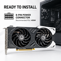 Nouvelle carte graphique RTX 3050 8 Go GDDR6 128 bits pour carte vidéo, double ventilateur, 4K 8K, GPU de jeu, pièces d'ordinateur de bureau