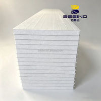 Panel de Pared Sándwich con Aislamiento Térmico de 100 mm de Espesor, Material de Construcción Ligero para la Construcción de Almacenes