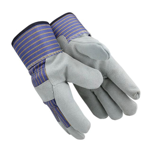 Guantes para aparejo de muebles hechos en Pakistán, guantes de trabajo de seguridad, forro de algodón de cuero transpirable, manguito de goma, soldadura antideslizante - Product Image 3
