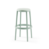 Tabouret de bar moderne minimaliste en plastique de 75 cm, stable, pour bar à domicile