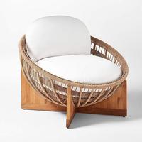 Modern Minimalist dayanıklı Rattan mobilya kapalı ve açık alanlar için otel yemek Villa oturma odası yatak odası parkı