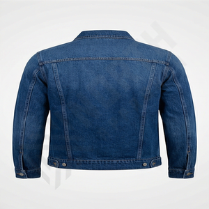 แจ็คเก็ตยีนส์ผู้ชายคุณภาพสูง ดีไซน์ระดับมืออาชีพ ระบายอากาศได้ดี สไตล์ทางการสำหรับฤดูหนาว เคลือบผิว ทันสมัย - Product Image 2