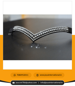 Brida de caballo occidental de 5 filas en forma de V con logotipo personalizado al por mayor en cuero transparente/Negro/negro/marrón Precio del fabricante - Product Image 5