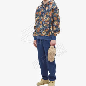 Sudadera con capucha de sublimación de invierno para hombre con diseño OEM personalizado de MOQ bajo Sudadera con capucha térmica de Color sólido al mejor precio - Product Image 5