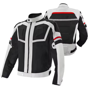 Blouson de moto en cuir véritable personnalisé pour homme, équipement de protection professionnel pour la course à moto, équipement de protection pour l'hiver, vente en gros OEM Pakistan - Product Image 1