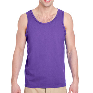 Noir personnalisé respirant hommes Gym débardeur coton Jersey manches chemise - Product Image 6