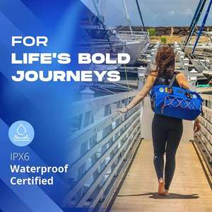 Sac polochon de voyage bâche PVC taille personnalisée sac de sport sac de sport sac à dos portable avec sangles - Product Image 5