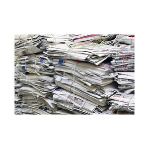Chatarra de papel de prensa entregada en balas comprimidas para un transporte eficiente - Product Image 1