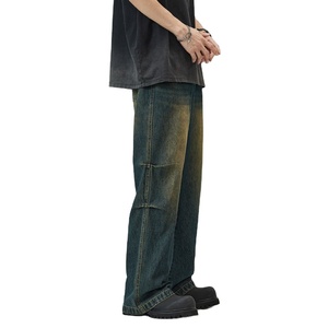 Denim Pants <b>Men</b> Denim Clothing Wholesale Acid Washed <b>Trousers</b> Jeans Bulk <b>Loose</b> Fit Durable Stylish Casual Wear <b>Men</b> Pants Baggy - Product Image 6