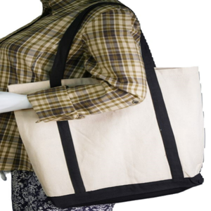 Bolso de mano personalizado de algodón 100% con logotipo de lona ecológica Premium para compras personalizadas, bolso de mano con patrón de letras - Product Image 2
