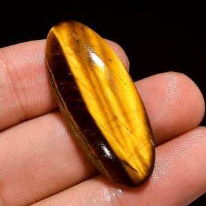 High Grade Quality Loose Cabochon 3mm Oval Shape <b>Tiger</b> <b>Eye</b> Fine Sapphire Golden <b>Jewelry</b> Making Bulk Prices Color Change Optical - Product Image 2