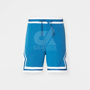 Shorts de basket-ball personnalisés à couleurs personnalisées, vente chaude, nouveaux, 100% polyester, imprimés, séchage rapide, uniforme respirant, uniformes de basket-ball OEM - Product Image 3