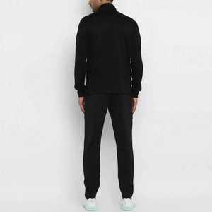 Premium Winter <b>Polyester</b> <b>Tracksuit</b> Set Full-Zip Jacket And Joggers Custom Logo Sportswear for Men - Product Image 4