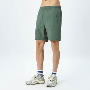 100% Nylon transpirable logotipo personalizado Transferencia de Calor impresión Casual gimnasio entrenamiento 5 pulgadas hombres Shorts DDP envío - Product Image 3