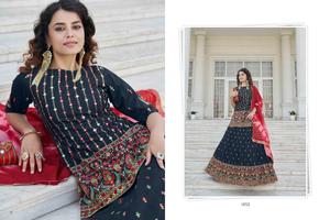 Robe de mariée indienne Lehenga pour femmes, vêtements de fête Lehenga Choli, en ouate pour l'exportation - Product Image 2