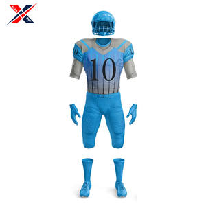 Uniforme de football américain personnalisable de haute qualité en polyester renforcé cousu pour l'équipe et les joueurs - Product Image 4