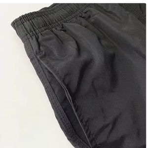 กางเกงขาสั้นออกกำลังกายผู้ชาย ผ้าฝ้าย 100% ลายเรียบ แห้งเร็ว มีเชือกผูกเอว ยางยืด ระบายอากาศ สำหรับการฝึกซ้อม - Product Image 4