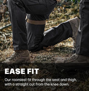 กางเกงขายาวบุรุษมีหลายกระเป๋า, กางเกงกันการฉีกขาดกางเกงสำหรับฝึกซ้อมกลางแจ้งกางเกงผู้ชายทรงหลวมพร้อมชุดเดรสกีฬา - Product Image 6