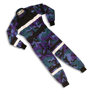 Vêtements de sport en vente chaude, combinaisons de course de karting par sublimation, polyester à séchage rapide, panneau imperméable, combinaisons de course de karting pour hommes, karting - Product Image 3