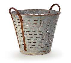 CUBO HOGAR Y JARDÍN ESTILOS DECORATIVOS BUENA CALIDAD METAL MEJOR DISEÑO CUBO DE OLIVA DE FLORES - Product Image 2