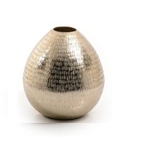 Maceta Dorada Brillante Pulida, Florero de Metal Decorativo Hecho a Mano, Decoración para el Hogar y Festivales, Florero de Aluminio de Estilo Clásico - Product Image 1