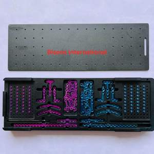 BISONS Ensemble orthopédique maxillo-faciale en acier inoxydable de haute qualité certifié CE, plaques de fixation osseuse CMF, toutes tailles, manuel et électrique - Product Image 6