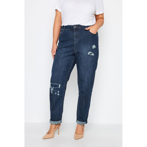 Nuevos Jeans de Mujer de Cintura Alta, Ajustados, de Moda, Más Vendidos en Línea, Talla Grande, Transpirables, de Diseñador, Rotos - Product Image 1