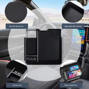 Pour 2024 Ford Ranger Console centrale organisateur pour Ranger <span class=keywords><strong>Raptor</strong></span> accoudoir boîte de rangement support d'insertion - Product Image 3