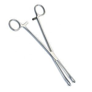Venta al por mayor precio barato Mini Forester esponja fórceps ranurado cuerpo Piercing herramientas Piercing fórceps de alta calidad - Product Image 1