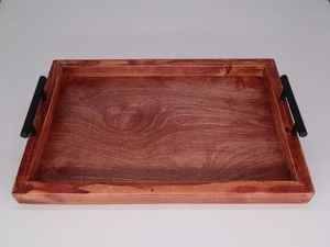 Elegante bandeja de servicio de madera hecha a mano con diseño de animales Bandeja de madera multiusos sostenible para decoración y almacenamiento del hogar - Product Image 2