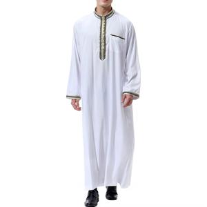 Vêtements arabes musulmans de haute qualité pour hommes Daffah Thobes Qamis Kaftan Jubba vêtements arabes musulmans habillés en gros - Product Image 6