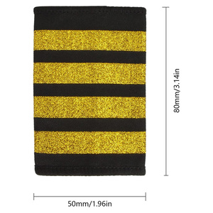 Insignia de Charretera de Royal Navy bordada a mano tradicional con etiqueta de logotipo y marca personalizada para decoración de uniformes - Product Image 5