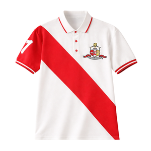 Polo Premium Kappa Alpha Psi 11 – Coupe Ajustée, Mélange de Coton de Haute Qualité, Broderie de Blason Lettres Grecques – Vêtement - Product Image 4