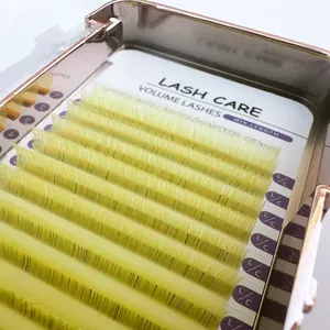 Matte Volume Lash Extensions-Korean PBT Fiber Mixed Lengths 25mm M Curl Easy Application - Product Image 2
