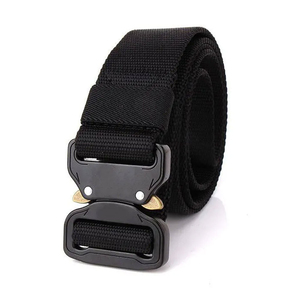 Nouvelle arrivée Ceinture en nylon robuste pour hommes Sangle de ceinture réglable avec boucle en métal - Product Image 4