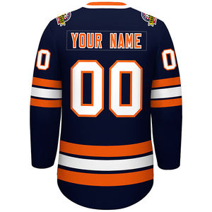 Maillot de hockey sur glace personnalisé, nom et numéro de l'équipe personnalisés, détails cousus, vêtements de sport respirants multicolores professionnels - Product Image 3